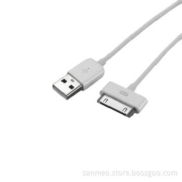 TPE Cable for iPhone 4S with 1m/TPE Cord + AL Shielding